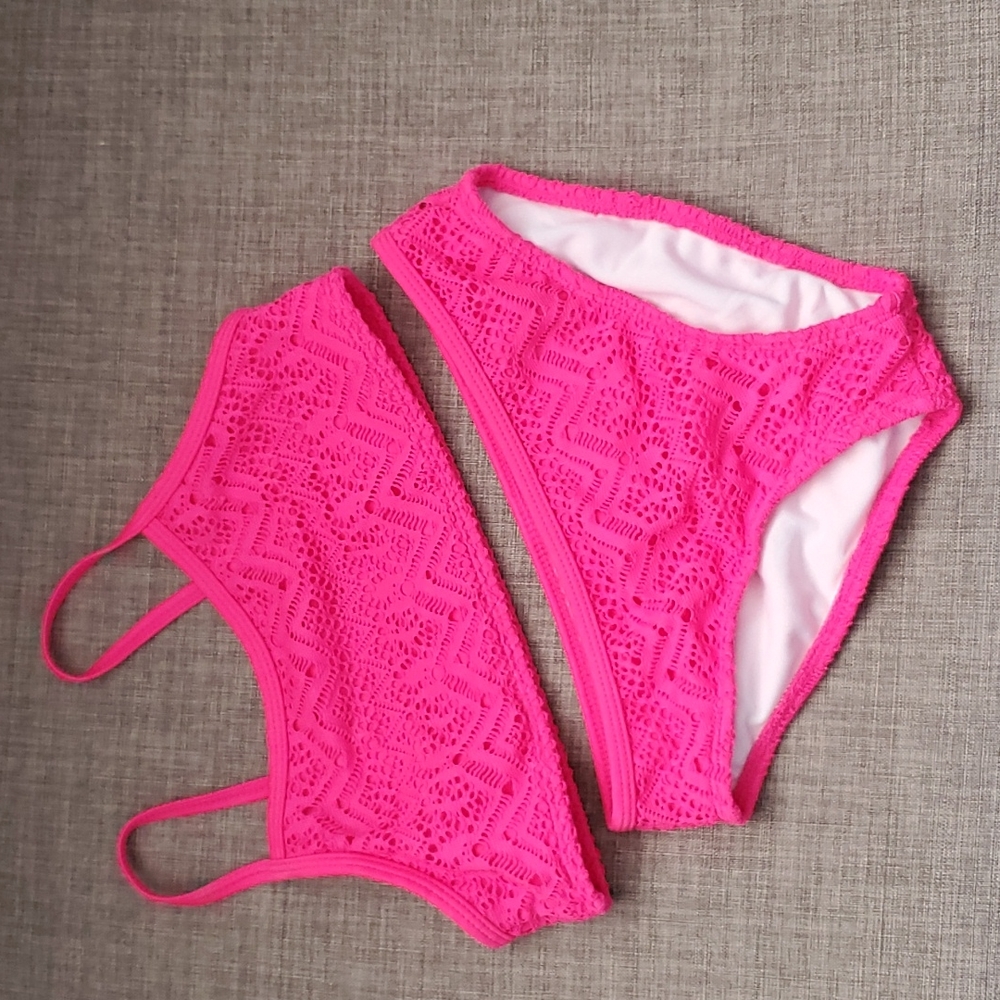 Hot pink girl's bikini